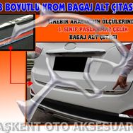 Chevrolet Aveo Sedan Formlu 2012 Üzeri Krom Bagaj Alt Çıtası