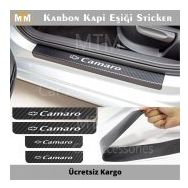 Chevrolet Camaro 4 Adet Karbon Kapı Eşiği Sticker
