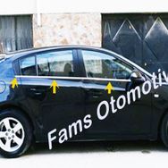 Chevrolet Cruze HB P.Çelik 2011 Üzeri 6 Parça Krom Cam Çıtası