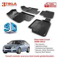 Chevrolet Cruze Sedan 2008-2013 Seti 3D Havuzlu Paspas