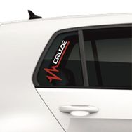 Chevrolet Cruze Siyah Ritim Oto Sticker