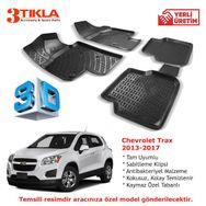 Chevrolet Trax 2013-2017 Seti 3D Havuzlu Paspas