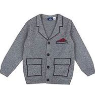 Chicco 09009934000000 Erkek Bebek Gri Hırka