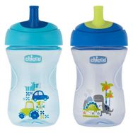 Chicco 266 ml 12 Ay+ Erkek Pipetli Eğitim Bardağı