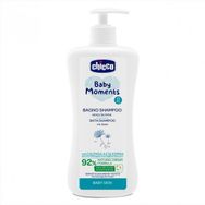 Chicco 500 ml Baby Moments Doğal Bebek Saç ve Vücut Şampuanı