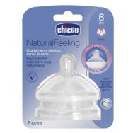 Chicco 6 Ay+ Hızlı Akış 2'li Natural Feeling Biberon Emziği