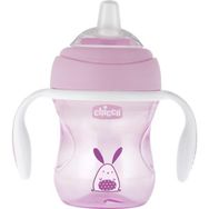 Chicco CC-001.003.156 - 4 Ay+ Kız Yumuşak Uçlu Geçiş Bardağı