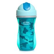 Chicco Isı Yalıtımlı Mavi Pipetli Spor Bardak