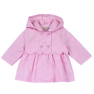 Chicco Kız Çocuk Çıkarılabilir Kapüşonlu Ceket, Pembe, 1 Ay