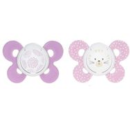 Chicco PhysioForma Comfort Kız 6-16 Ay 2'li Silikon Emzik