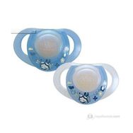 Chicco Physioring Mavi 4 Ay 2'li 0-3 Yaş Silikon Emzik
