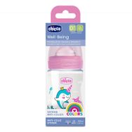Chicco Wellbeing 0+ Ay PP 150 ml Pembe Biberon