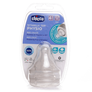 Chicco Wellbeing 4 Ay+ Hızlı Akış 2'li Silikon Biberon Emziği
