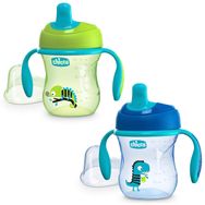 Chicco Yarı Yumuşak Uçlu 6+ Ay 200 ml Asortili Bebek Alıştırma Bardağı