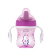 Chicco Yarı Yumuşak Uçlu 6+ Ay Kız Alıştırma Bardağı