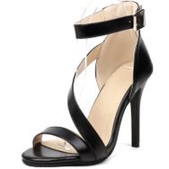 Chıcmark Stiletto Bilek Kayış Topuklu Randevu Siyah 01 Kadın Sandalet
