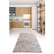 Chilai Home 140x190 cm Hot Tea Bej Djt Mutfak Halısı