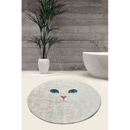 Chilai Home 8682125926124 Blue Eyes Dijital Çap 100 cm Banyo Halısı