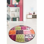 Chilai Home Alvina Renkli Djt Çap 140x140 cm Salon Halı