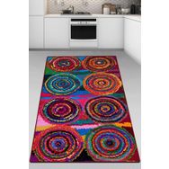 Chilai Home Boule Coloree 100x160 cm DJT Karışık Renkli Kaymaz Tabanlı Mutfak Halısı