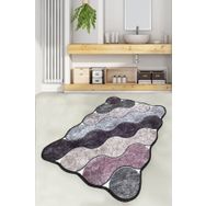 Chilai Home Circle Mor 70x120 cm Banyo Halısı