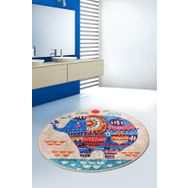 Chilai Home Etnic Djt Çap 100 cm Banyo Halısı