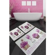 Chilai Home Giardino Di Lavanda Djt 3'lü Set Banyo Halısı