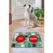 Chilai Home Hut Bowl Kedi Köpek Mama Eğitim Paspası