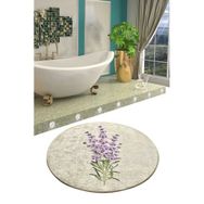Chilai Home Lavender Djt Çap 100 cm Banyo Halısı