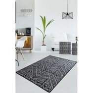 Chilai Home Maggie Siyah Djt 60x140 cm Dekoratif Salon Halısı