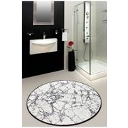 Chilai Home Marble Beyaz Djt 100 cm Banyo Halısı