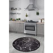 Chilai Home Marble Dekoratif Djt Çap Dekoratif Marka Yıkanabilir Kaymaz Taban 140x140 cm Halı