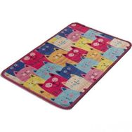 Chilai Home Meow Renklı Djt 40x60 cm Banyo Halısı