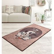 Chilai Home Pugs Coffee 100x200 cm Salon Halı
