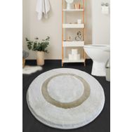 Chilai Home Quadrato Taş 90x90 cm Akrilik Banyo Halısı