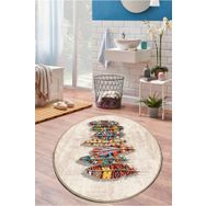 Chilai Home Rovny Çap 100x100 cm Banyo Halısı