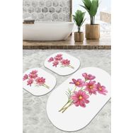 Chilai Home Sitivo Beyaz Djt 3'lü Set Banyo Halısı