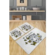 Chilai Home Stay Gentle Djt 3'lü Set Banyo Halısı