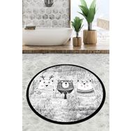 Chilai Home Three Bears Djt 120x120 cm Banyo Halısı