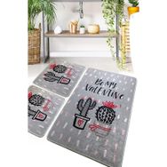 Chilai Home Valentine Djt 3'lü Set Banyo Halısı