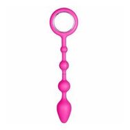 Chisa Novelties 18 cm Choke Medikal Pembe Silikon Anal Top