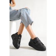Chloe Tomıross CHLO-6901 Yüksek Tabanlı Cırtlı Sneaker Kadın Spor Ayakkabı