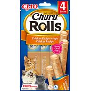 Ciao 10 gr 4'lü Churu Rolls Tavuk Sargılı Ödül Maması
