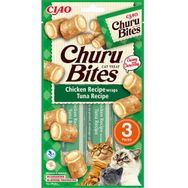 Ciao Churu Bites Tavuk Sargılı ve Ton Balıklı 3x10 gr Kedi Ödül Maması