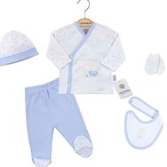 Ciccim Baby 4598 Mavi 3 Ay Bebek Zıbın Takımı
