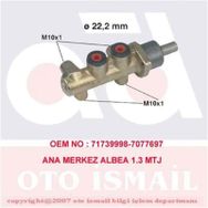Cifam 202217 1.0-1.2 98 Albea 1.098 22.22 mm Palio Ana Merkezi