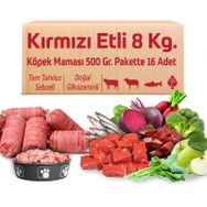Çiğmamam Kırmızı Etli Tahılsız 16x500 gr Köpek Barf Maması
