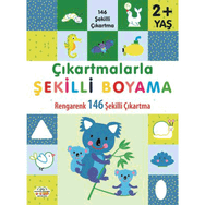Çıkartmalarla Şekilli Boyama - Rengarenk 146 Şekilli Çıkartma