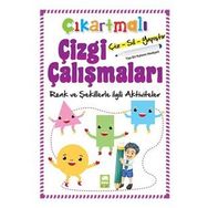 Çıkartmalı Çizgi Çalışmaları-Sayılarla ilgili Aktiviteler - Kolektif
