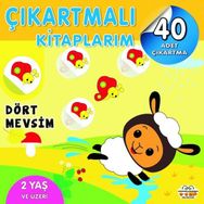 Çıkartmalı Kitaplarım - Dört Mevsim + 2 Yaş Ve Üzeri - 0-6 Yaş Yayınları